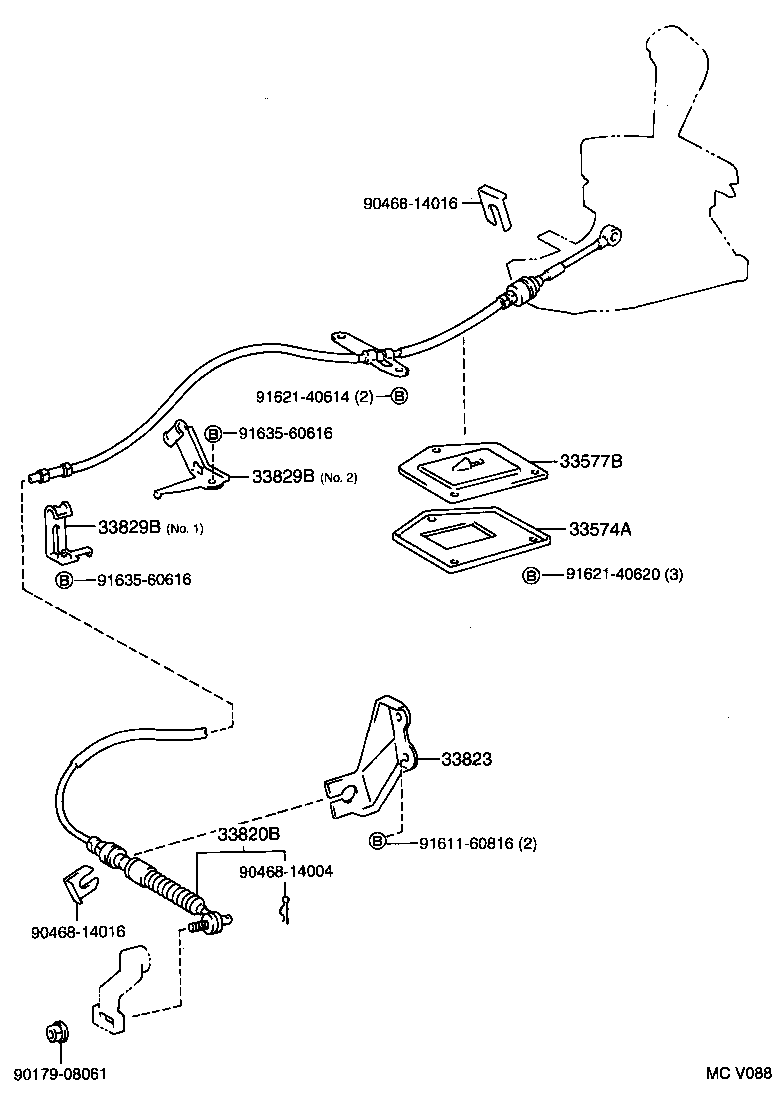  CALDINA |  SHIFT LEVER RETAINER