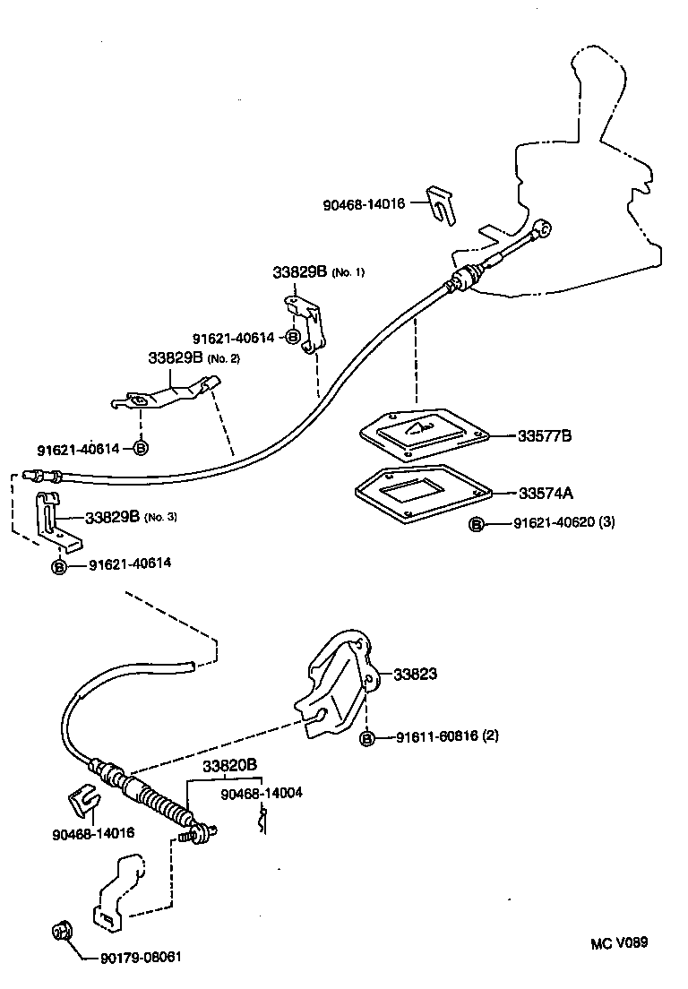  CALDINA |  SHIFT LEVER RETAINER