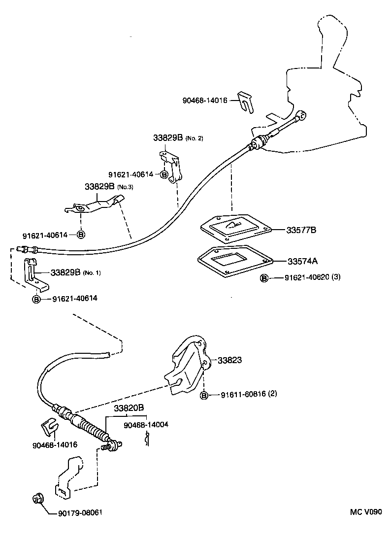  CALDINA |  SHIFT LEVER RETAINER