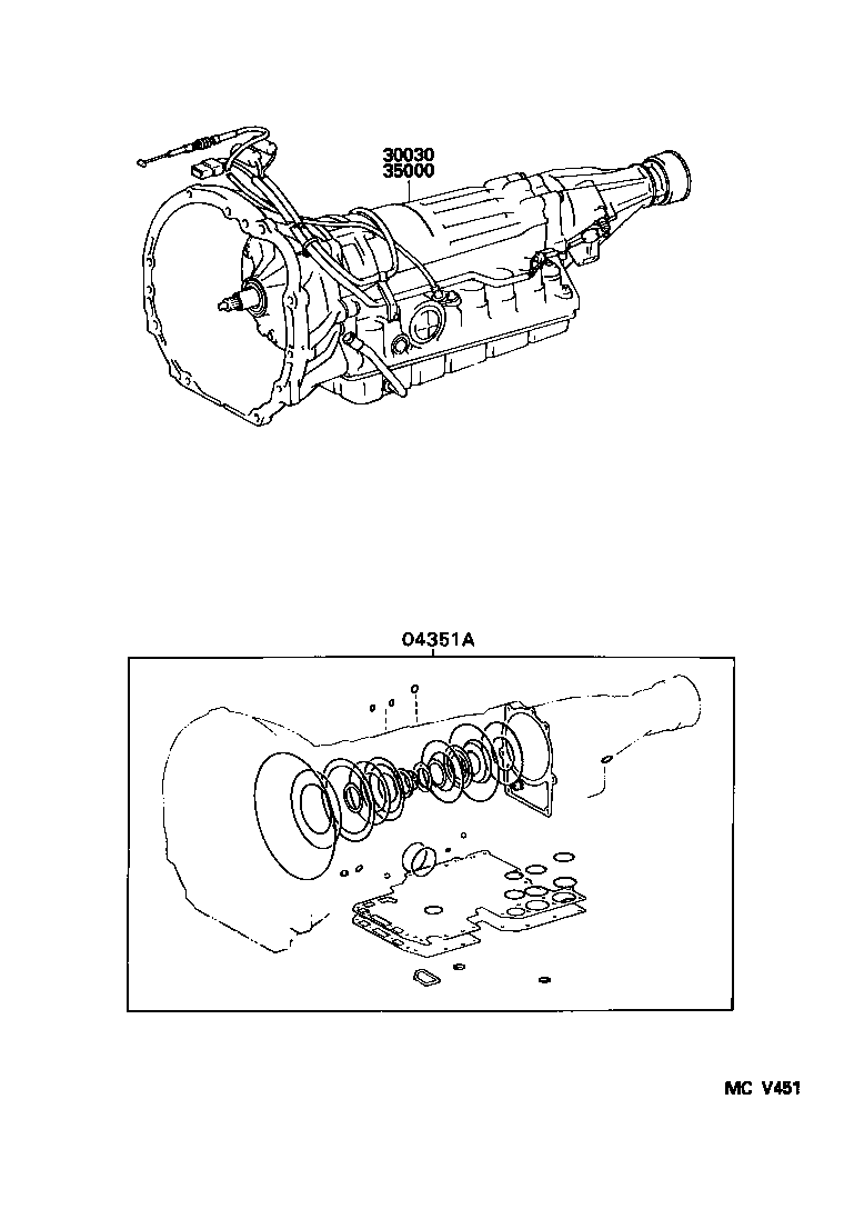  SUPRA |  TRANSAXLE OR TRANSMISSION ASSY GASKET KIT ATM