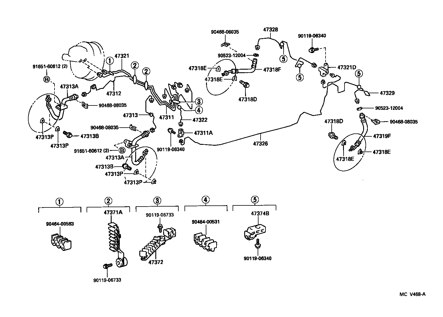  SUPRA |  BRAKE TUBE CLAMP