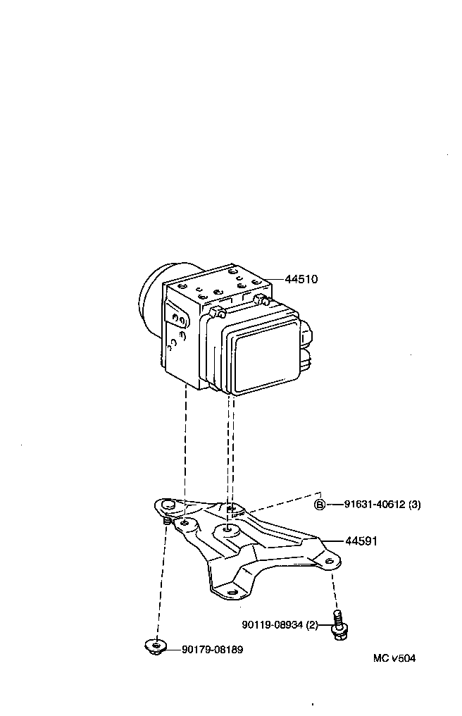  LVN CRE TRN MRN |  BRAKE TUBE CLAMP