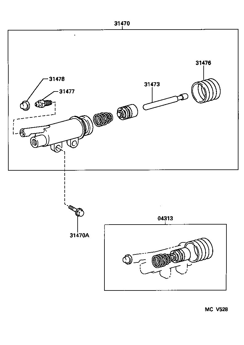  SUPRA |  CLUTCH RELEASE CYLINDER