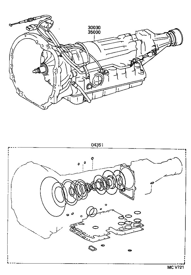  ESTIMA |  TRANSAXLE OR TRANSMISSION ASSY GASKET KIT ATM