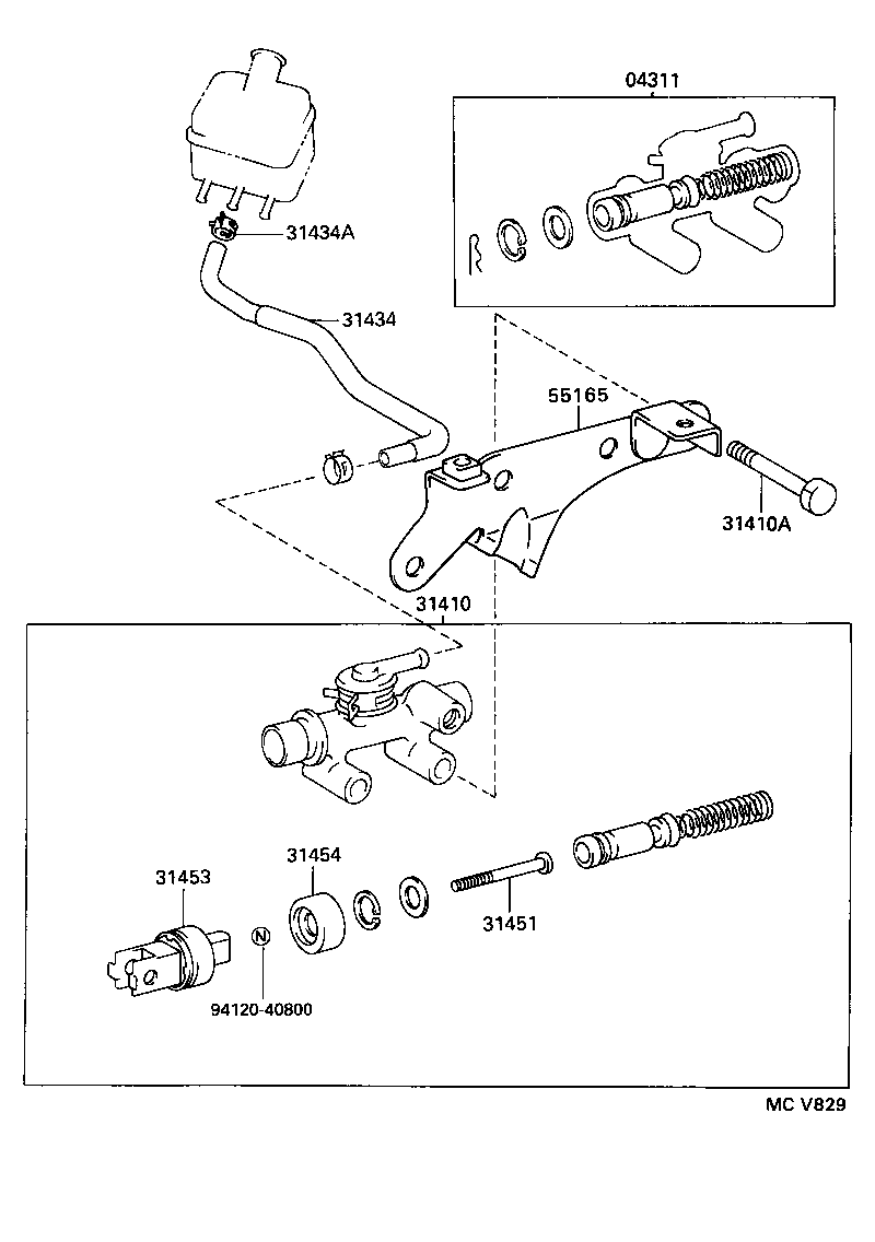 DYNA 150 TOYOACE G15 |  CLUTCH MASTER CYLINDER