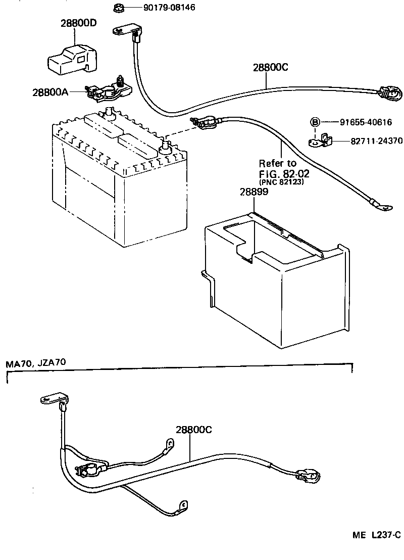  SUPRA |  BATTERY BATTERY CABLE