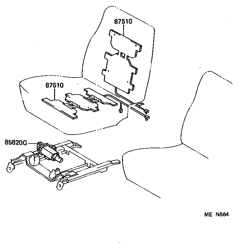  HIACE REGIUSACE |  SEAT MOTOR SEAT HEATER