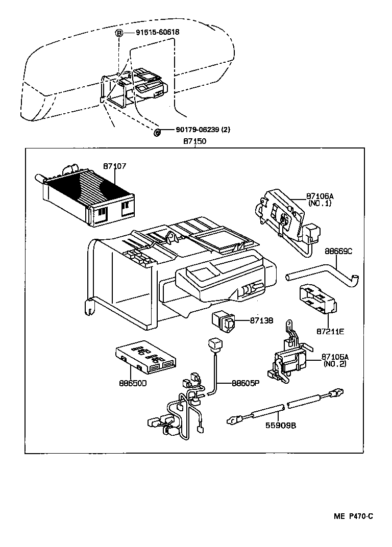  MR2 |  HEATING AIR CONDITIONING HEATER UNIT BLOWER