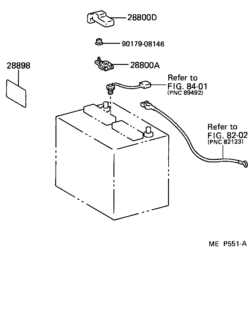  MR2 |  BATTERY BATTERY CABLE