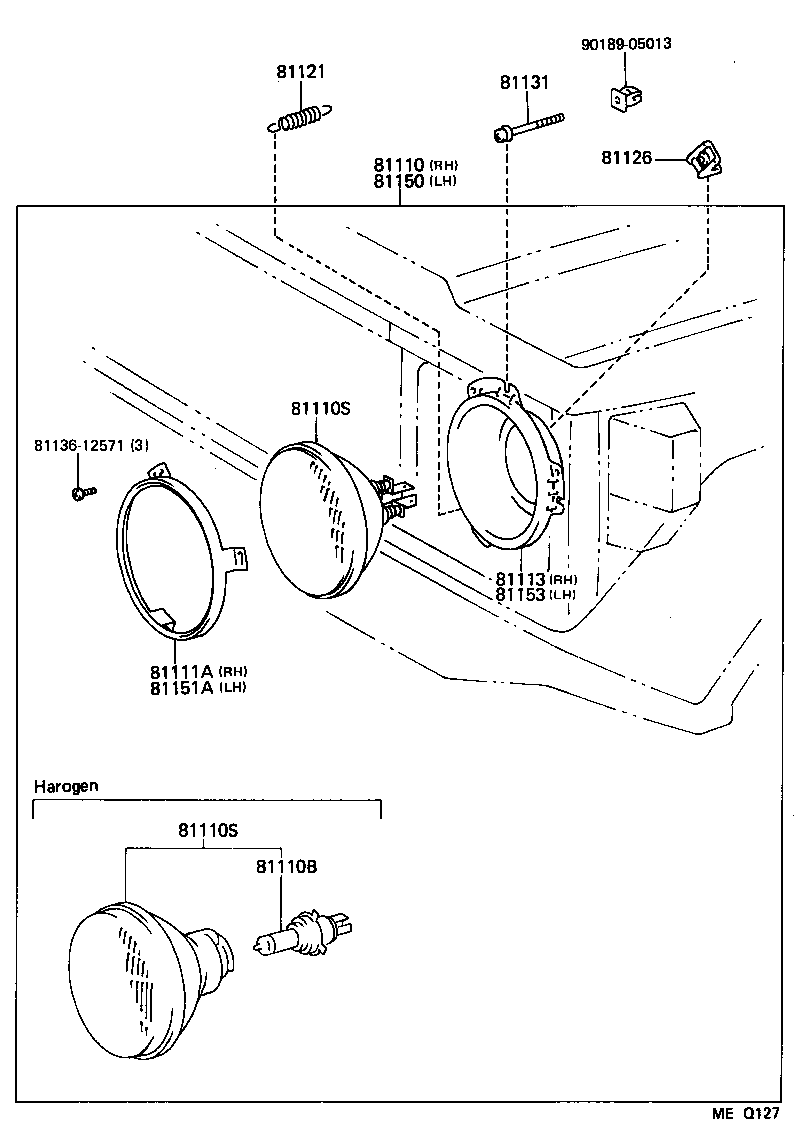  LAND CRUISER S T H T |  HEADLAMP