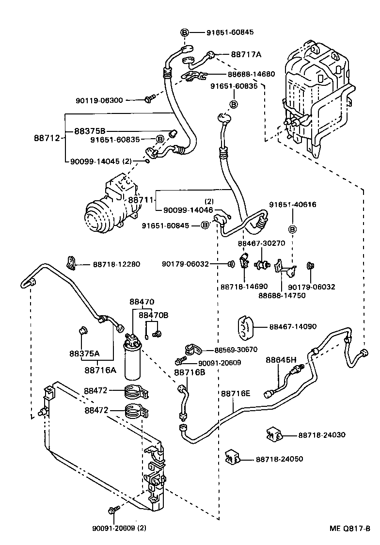  SUPRA |  HEATING AIR CONDITIONING COOLER PIPING