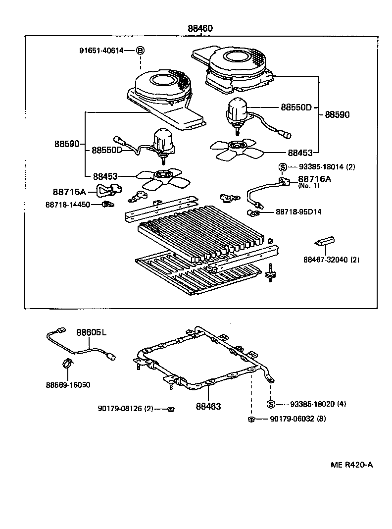  HIACE REGIUSACE |  HEATING AIR CONDITIONING COOLER PIPING