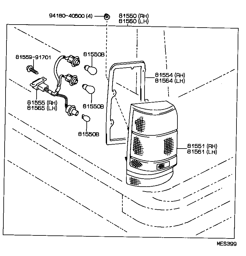  CROWN |  REAR COMBINATION LAMP