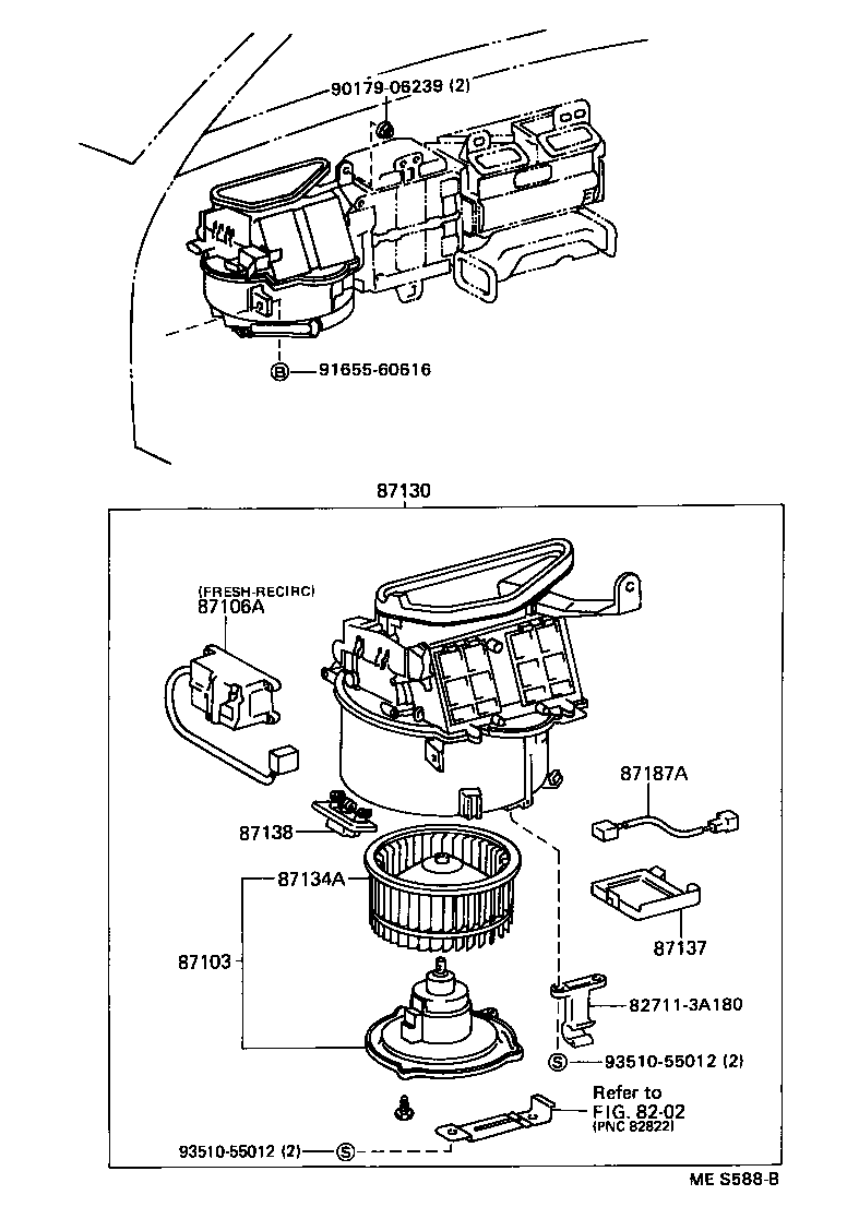  CROWN |  HEATING AIR CONDITIONING HEATER UNIT BLOWER