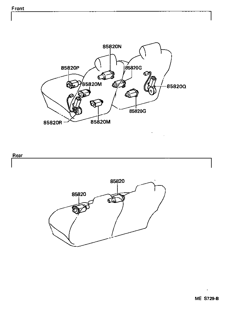  CROWN |  SEAT MOTOR SEAT HEATER