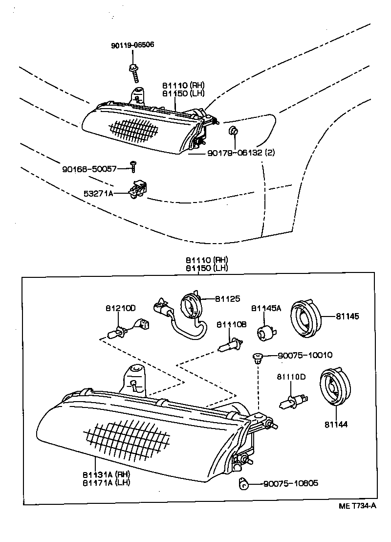  LVN CRE TRN MRN |  HEADLAMP