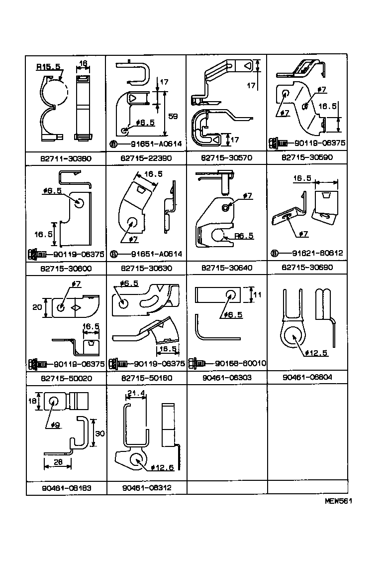  CROWN |  WIRING CLAMP