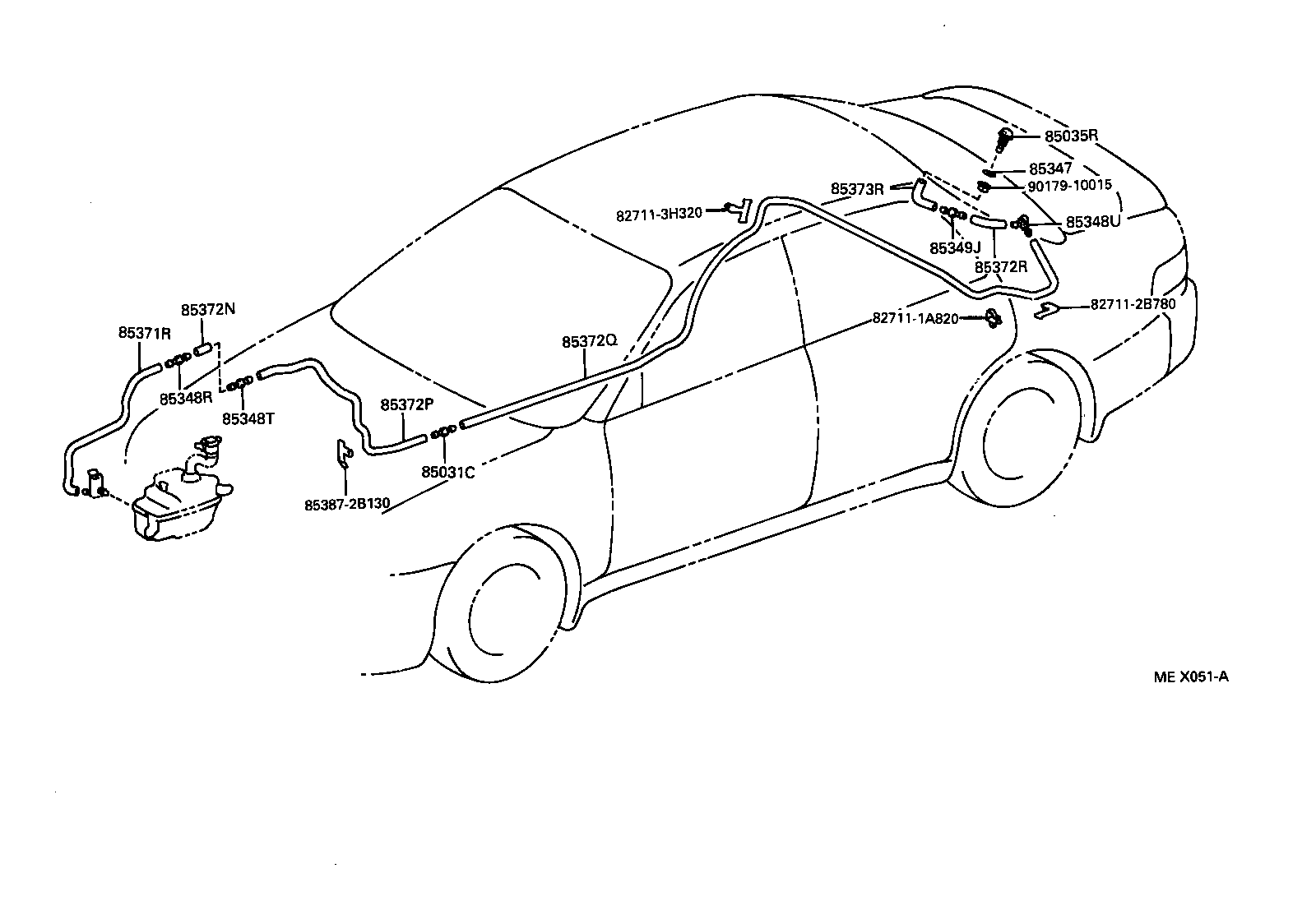  CARINA ED |  REAR WASHER