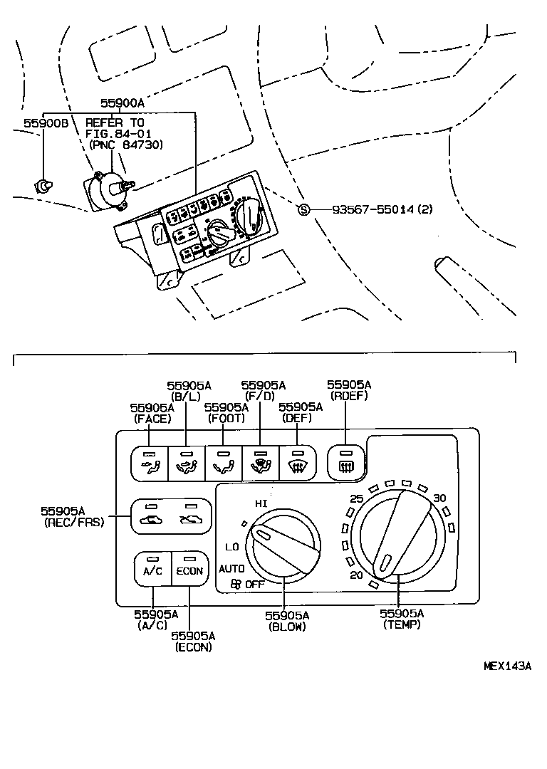  CARINA ED |  HEATING AIR CONDITIONING CONTROL AIR DUCT