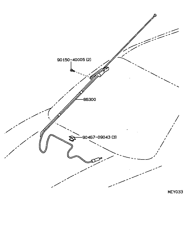  COROLLA 2 |  ANTENNA