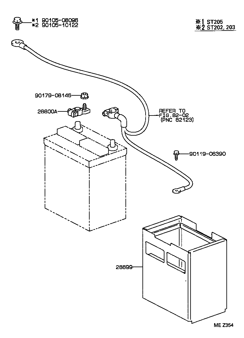  CELICA |  BATTERY BATTERY CABLE