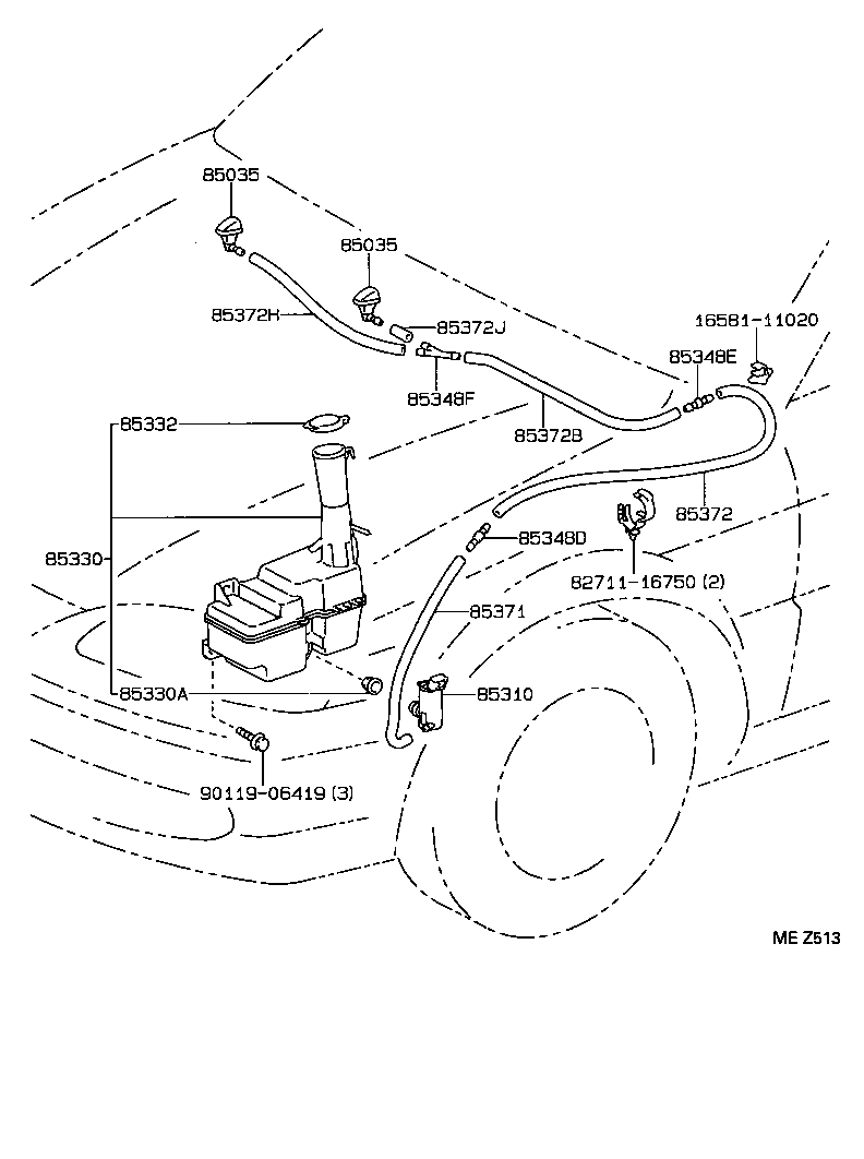  CYNOS |  WINDSHIELD WASHER