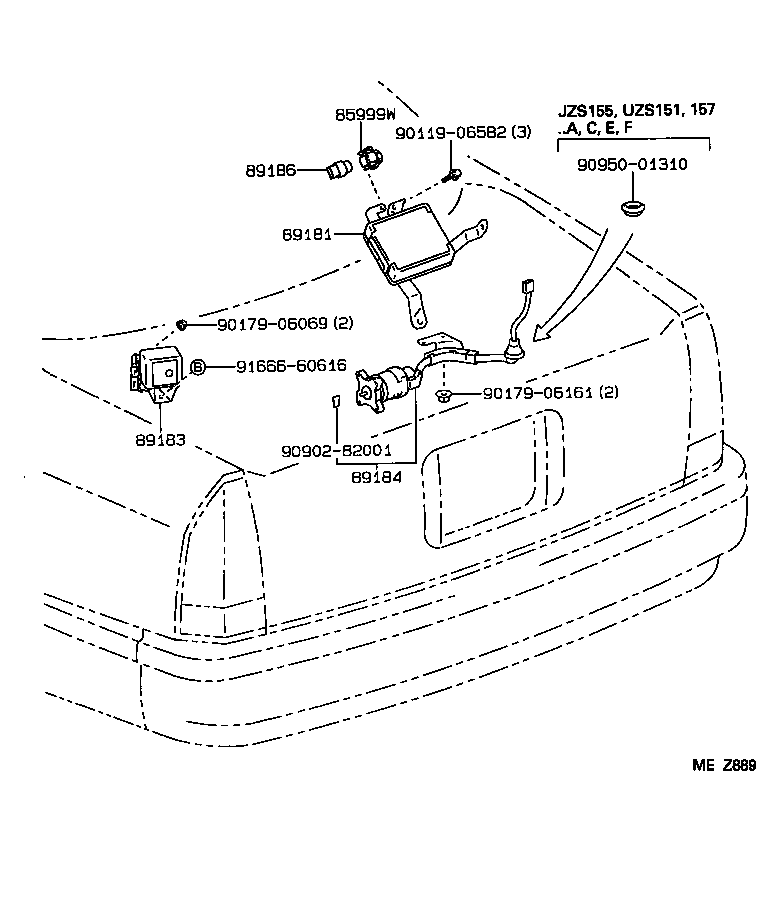  CROWN CROWN MAJESTA |  STEERING CONTROL SYSTEM