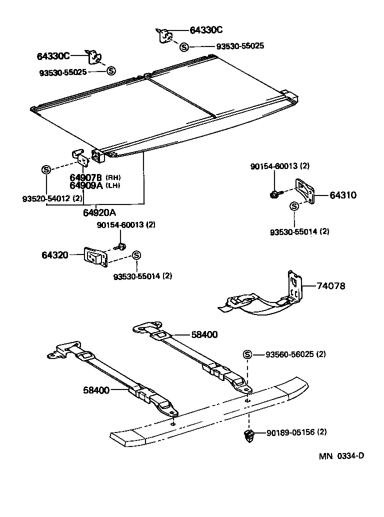  HIACE REGIUSACE |  PACKAGE TRAY PANEL