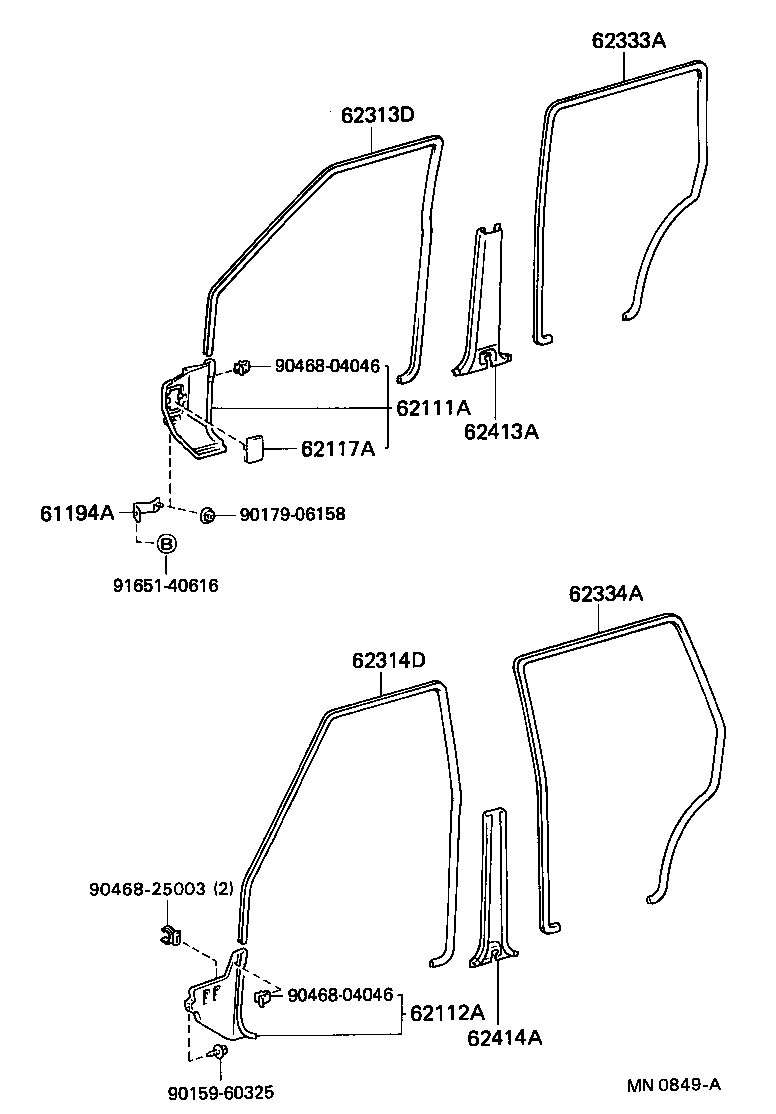  LAND CRUISER S T H T |  INSIDE TRIM BOARD