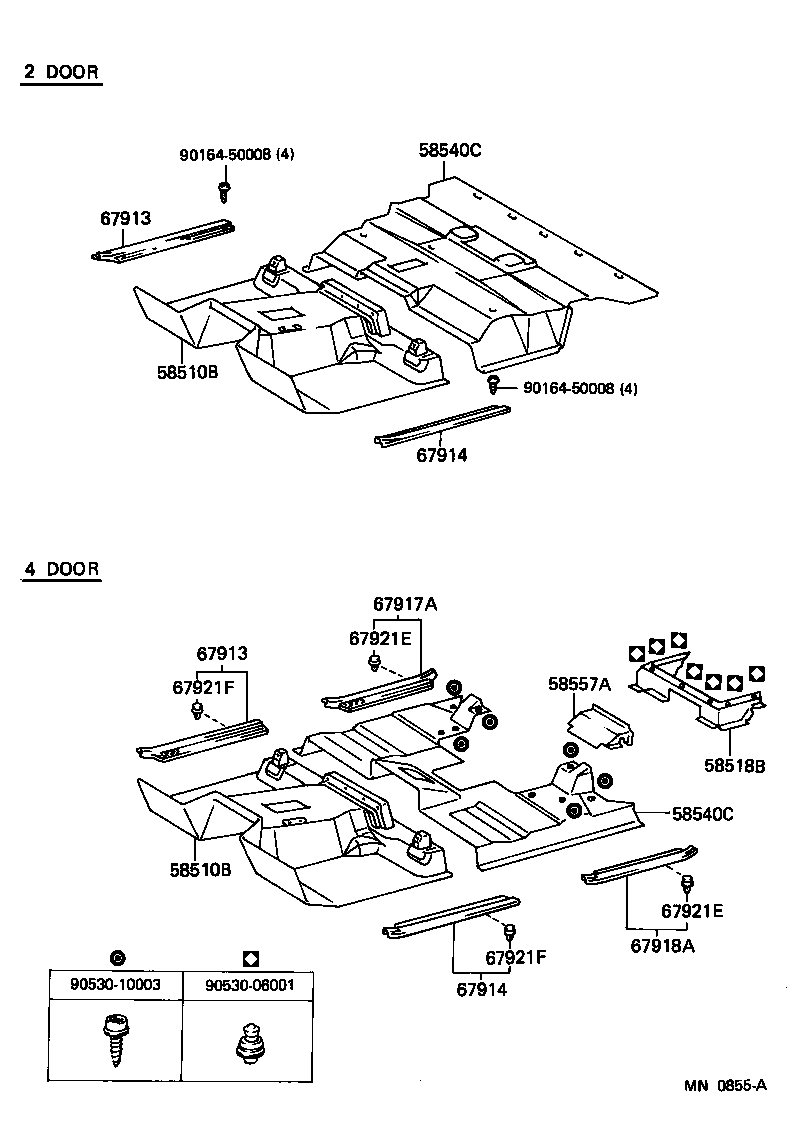  LAND CRUISER S T H T |  FLOOR MAT SILENCER PAD
