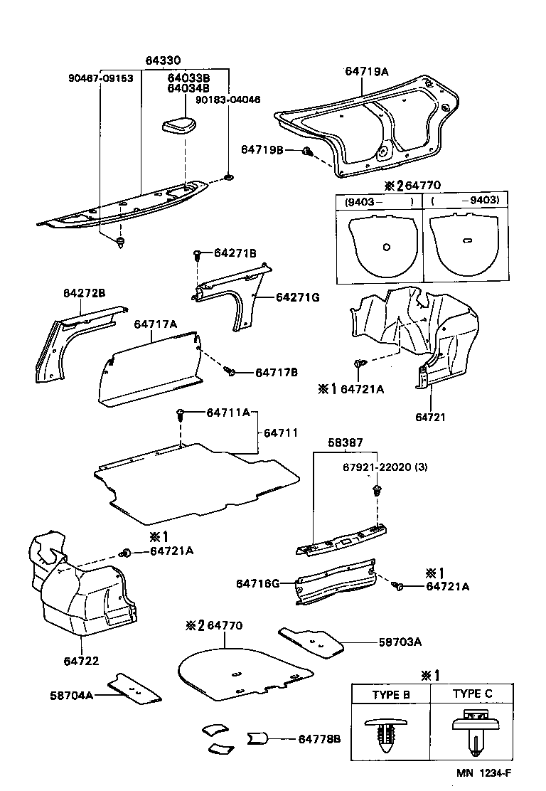 SPRINTER | PACKAGE TRAY PANEL LUGGAGE COMPARTMENT MAT