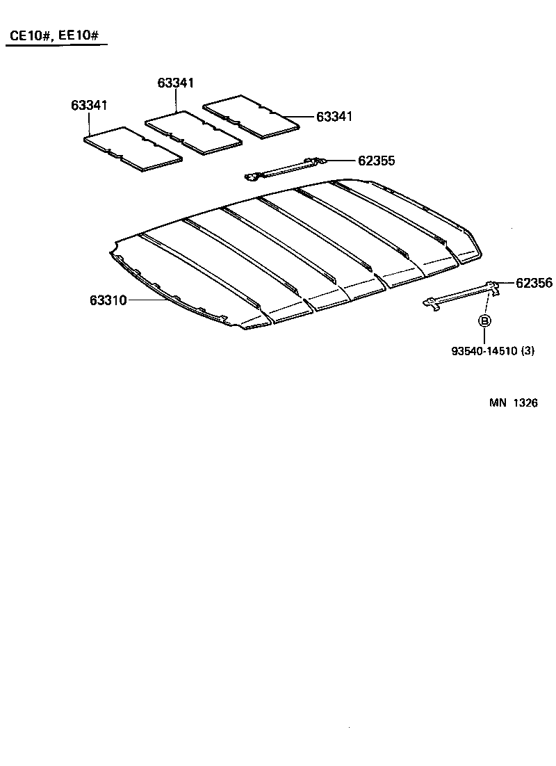  SPRINTER |  ROOF HEADLINING SILENCER PAD