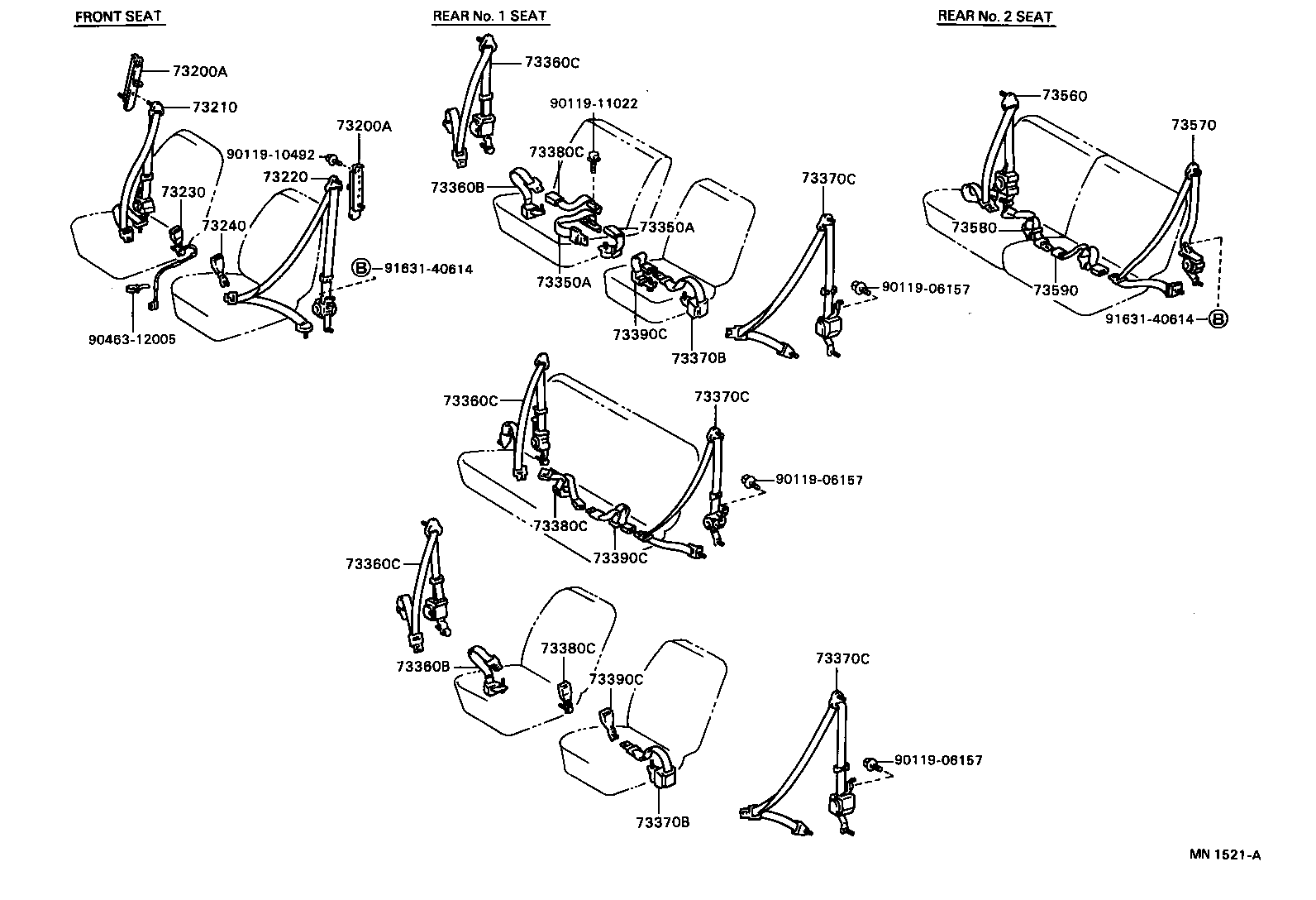  ESTIMA EMINA LUCIDA |  SEAT BELT