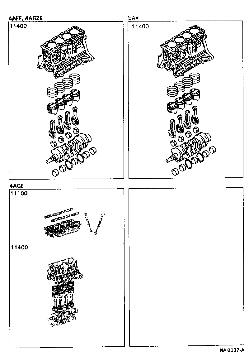  LVN CRE TRN MRN |  SHORT BLOCK ASSEMBLY