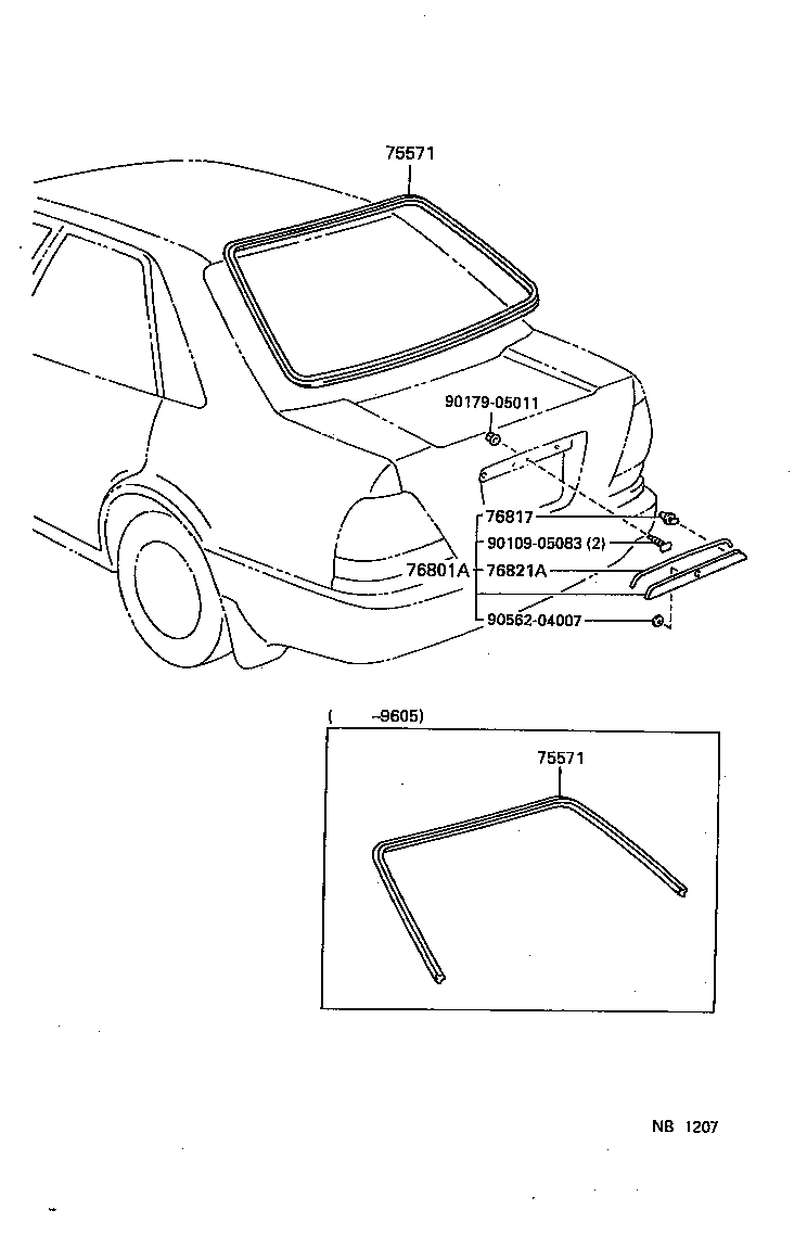  SPRINTER |  REAR MOULDING