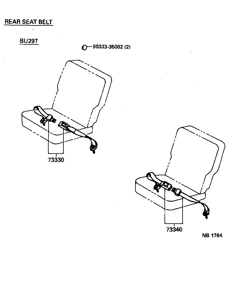  DYNA 200 TOYOACE G25 |  SEAT BELT
