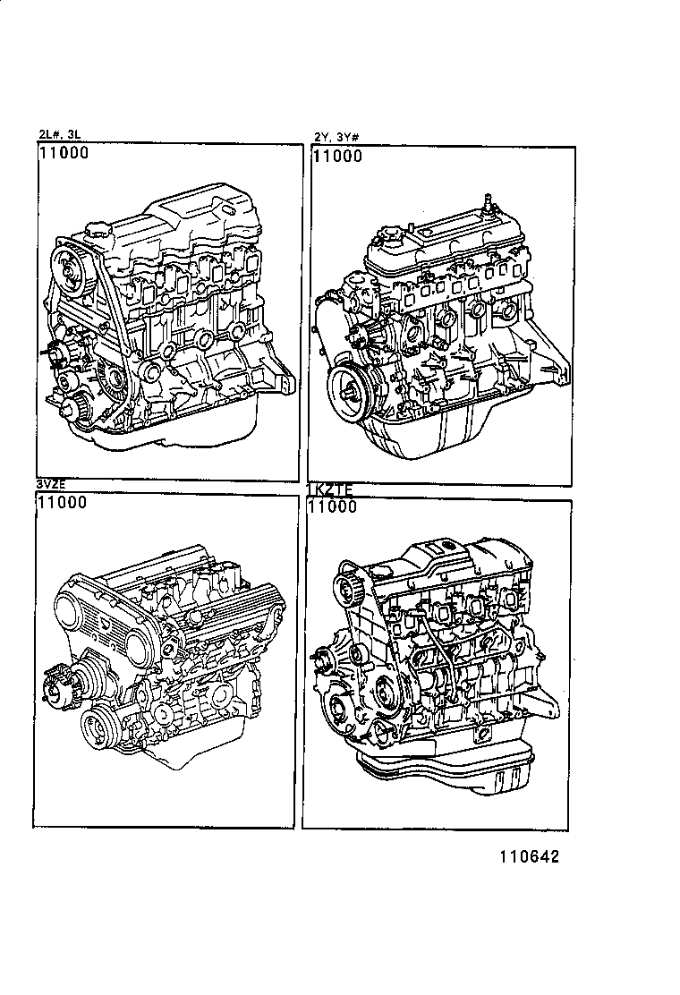  HILUX |  PARTIAL ENGINE ASSEMBLY