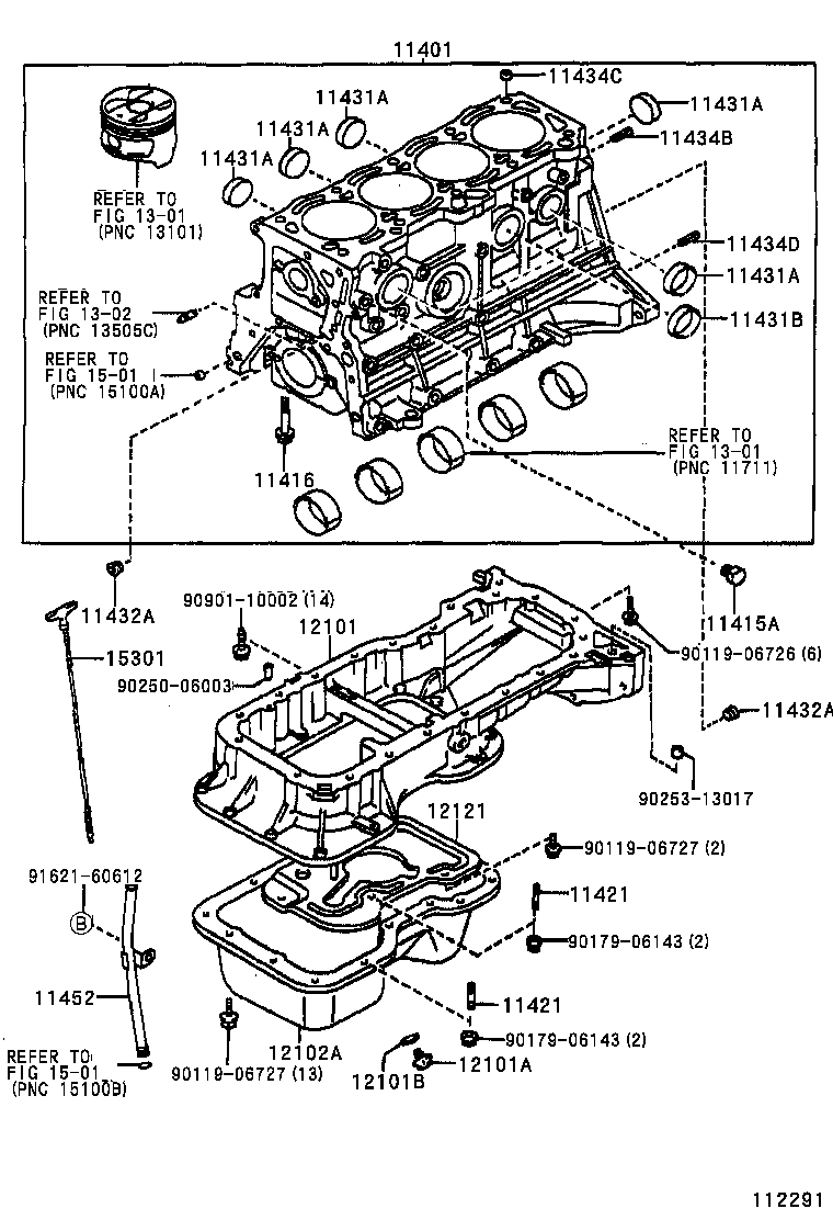  CARINA FF |  CYLINDER BLOCK