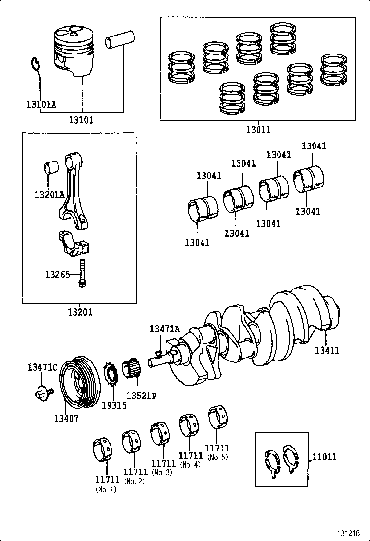  ARISTO |  CRANKSHAFT PISTON