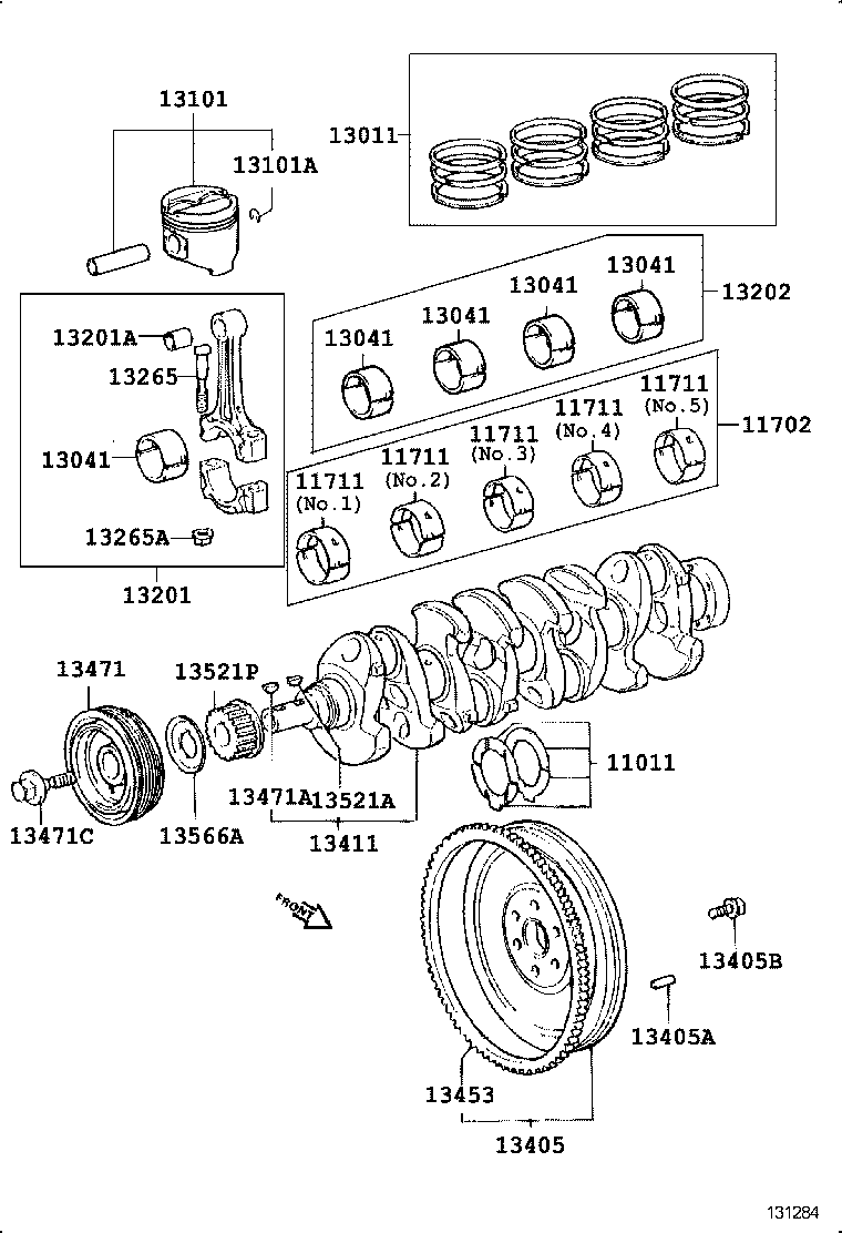  CELICA |  CRANKSHAFT PISTON