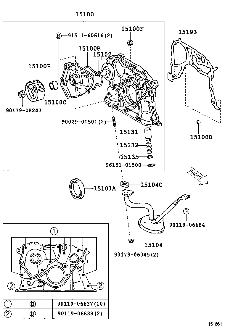  CHASER |  ENGINE OIL PUMP