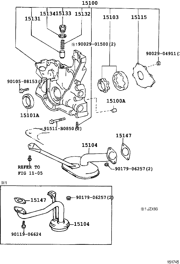  CHASER |  ENGINE OIL PUMP