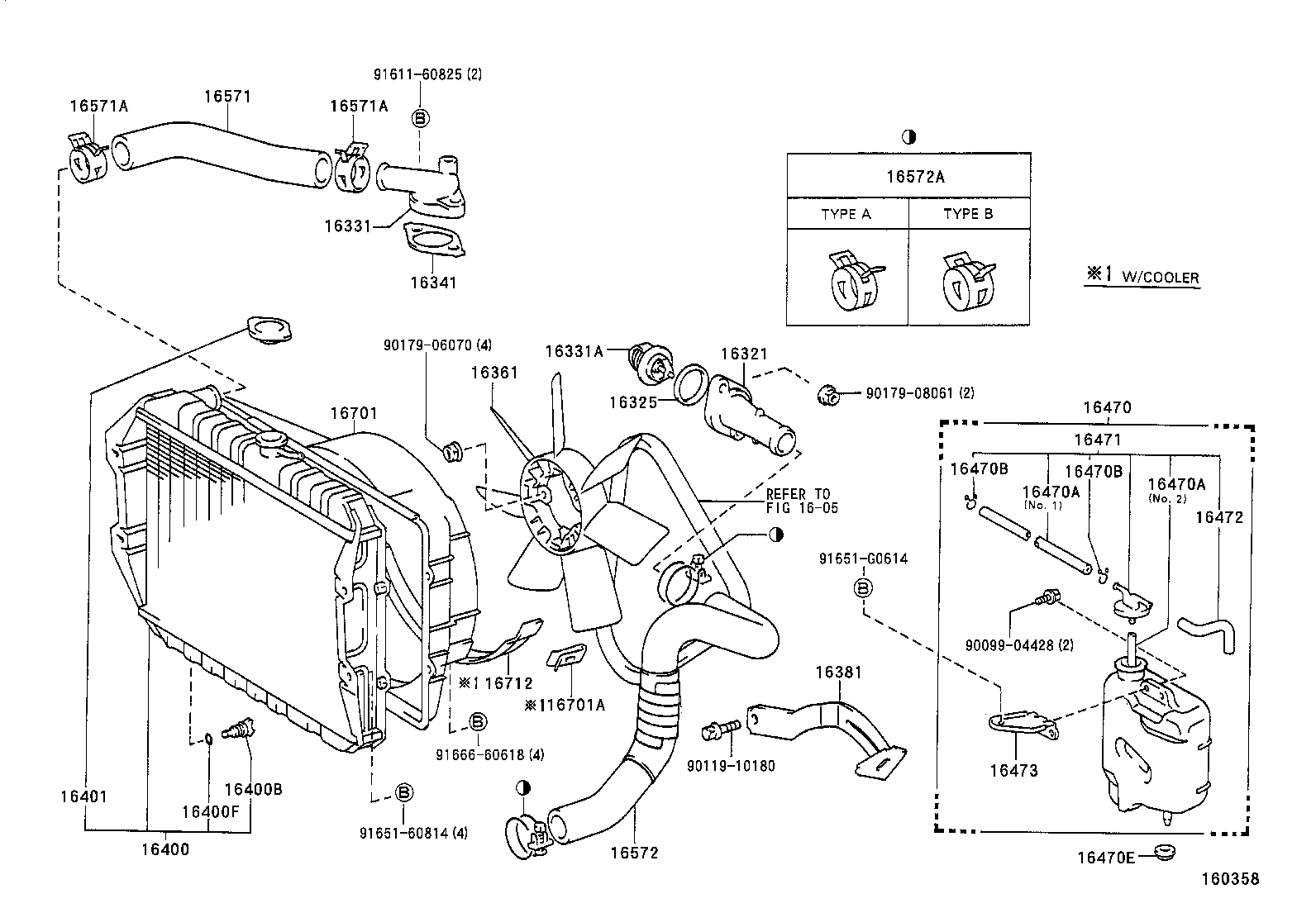  HILUX |  RADIATOR WATER OUTLET