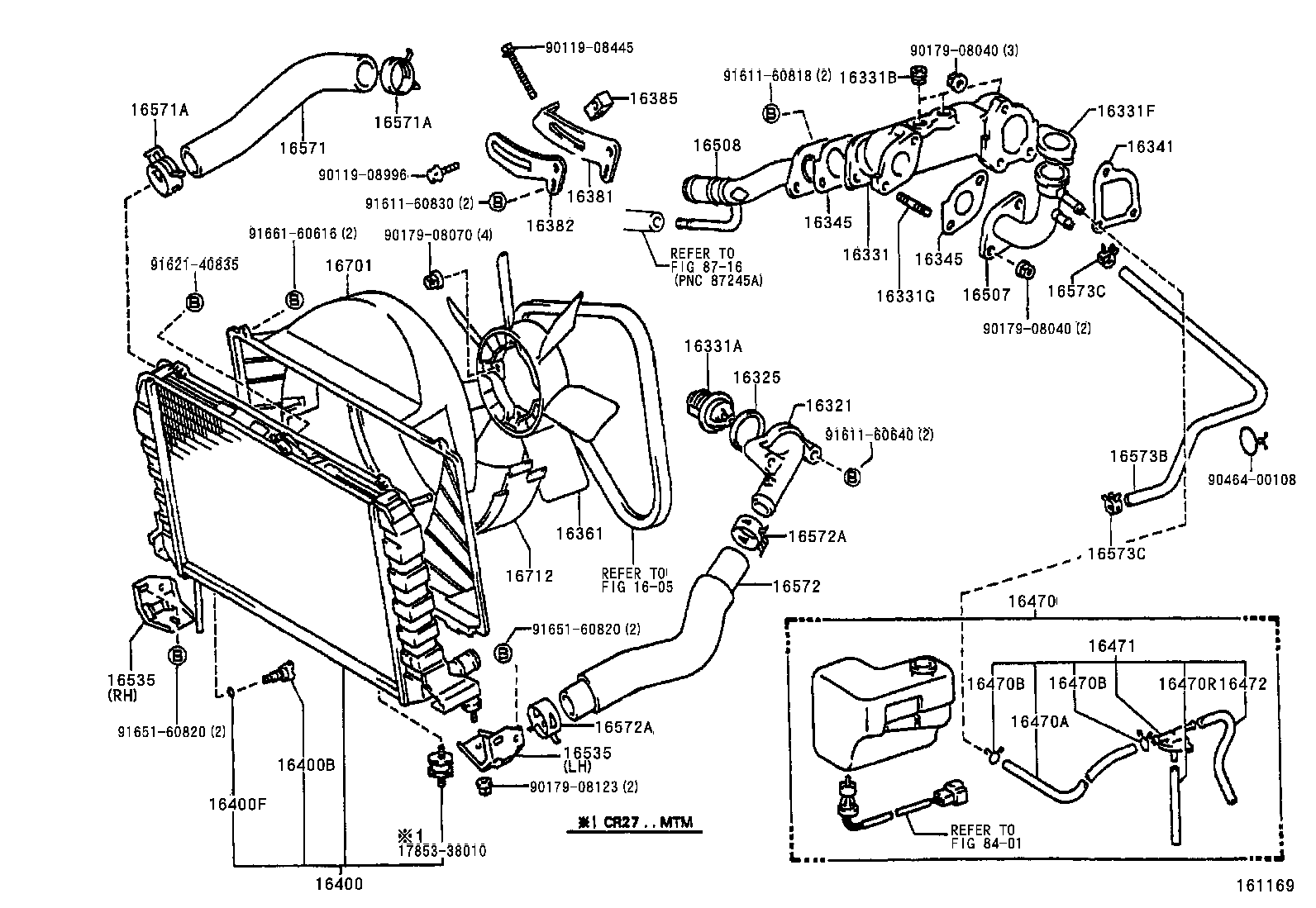  TOWN MASTERACE V WG |  RADIATOR WATER OUTLET