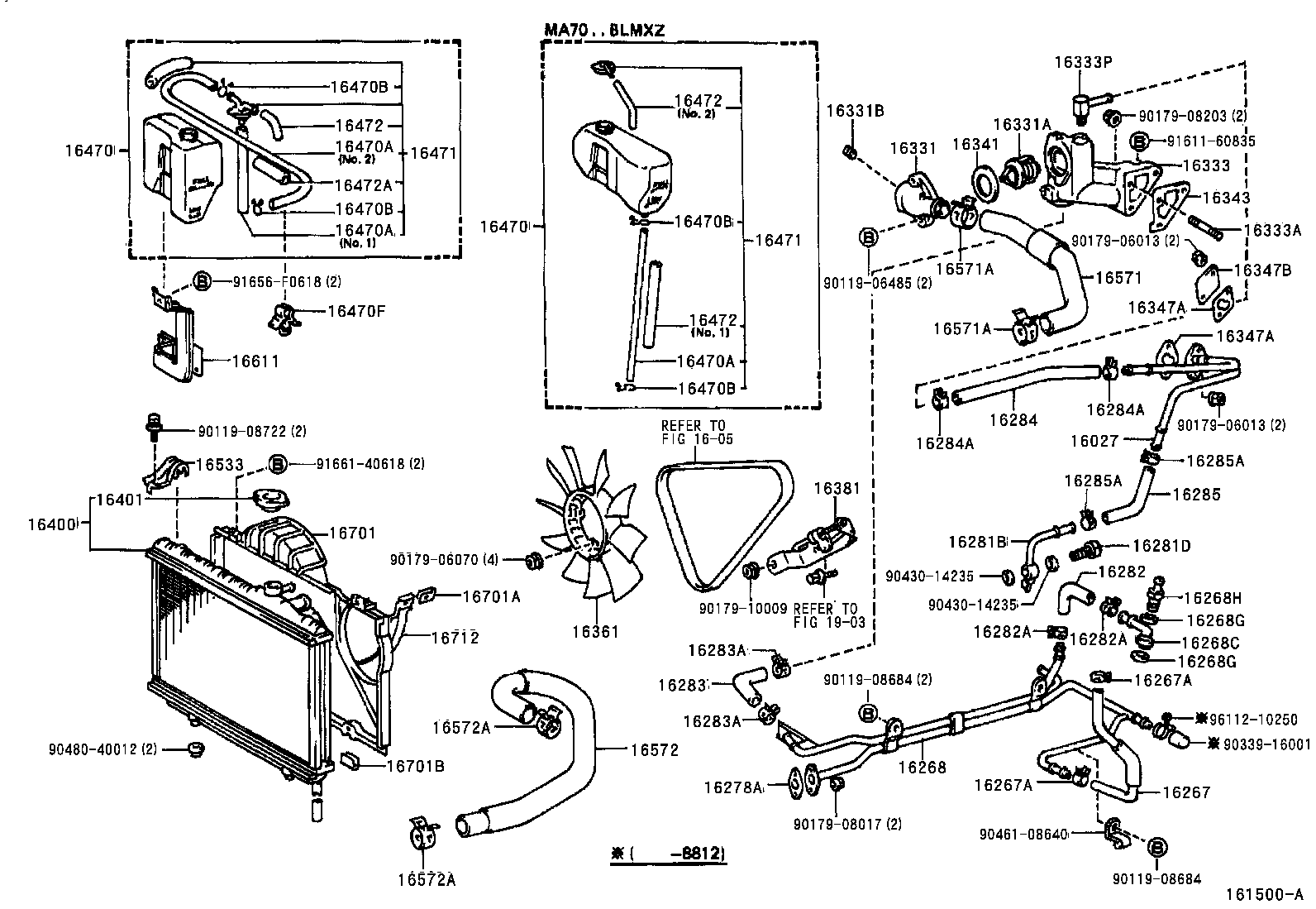  SUPRA |  RADIATOR WATER OUTLET