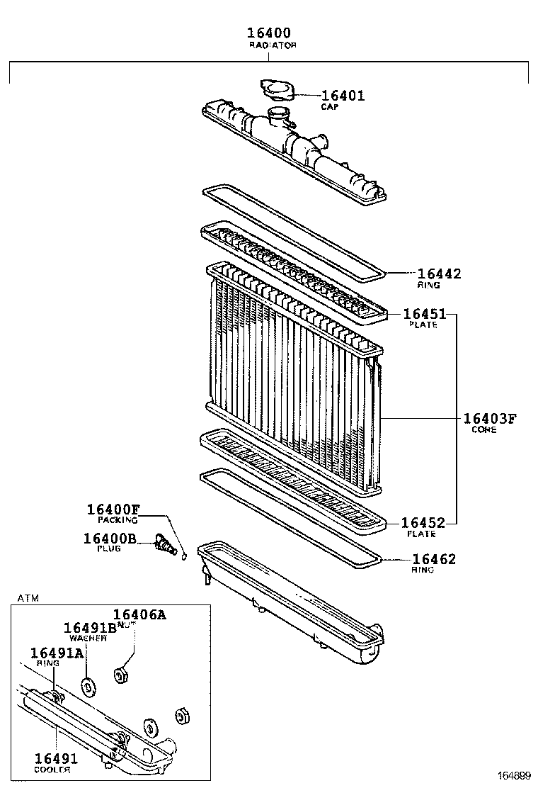  SERA |  RADIATOR WATER OUTLET