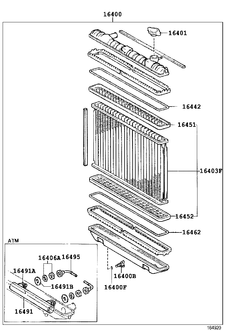  CROWN |  RADIATOR WATER OUTLET