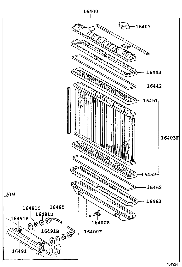  CROWN |  RADIATOR WATER OUTLET