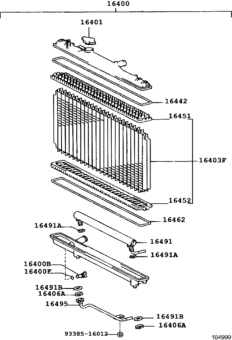  CARINA FF |  RADIATOR WATER OUTLET