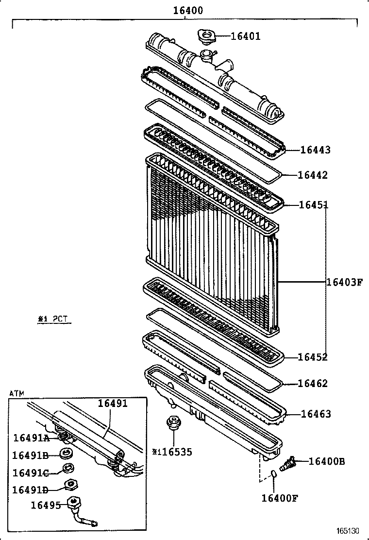  CAMRY VISTA |  RADIATOR WATER OUTLET